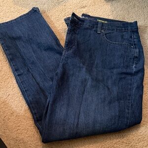 Style & Co. Denim Straight Leg Jeans - Dark Blue